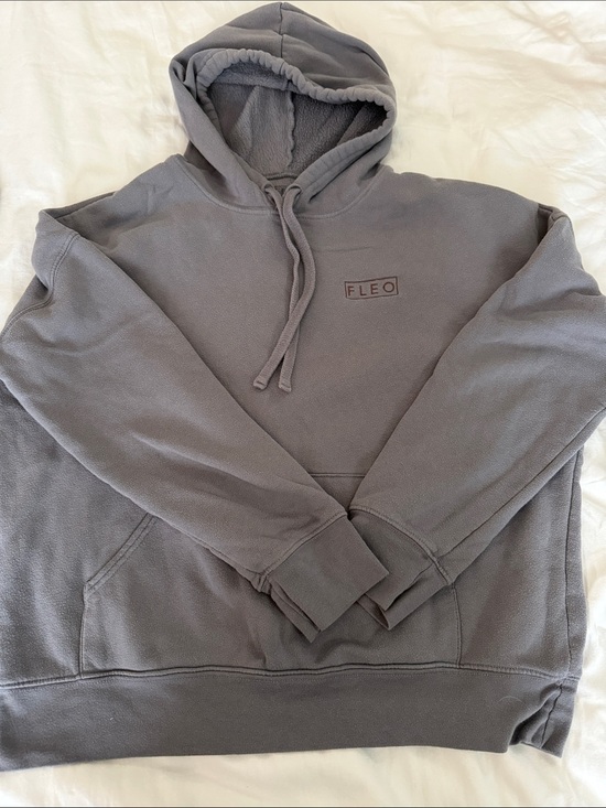 Fleo Tops - Fleo Slate Gray Pullover Hoodie